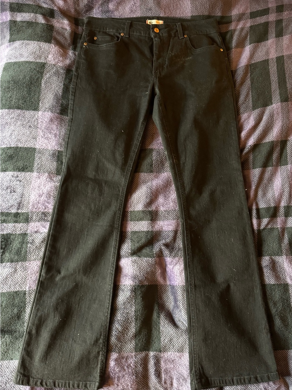 Dickies Black Boot-Cut Jeans